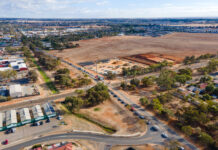 Curtis Road under construction