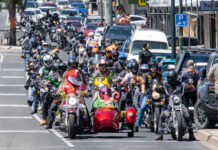 Riders roll out Christmas cheer